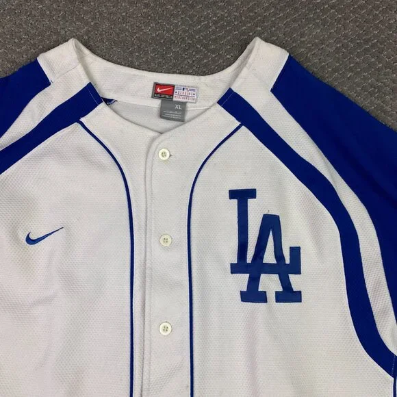 Vintage Nomar Garciaparra Los Angeles Dodgers Jersey Men's XL Nike Baseball MLB - Picture 3 of 14